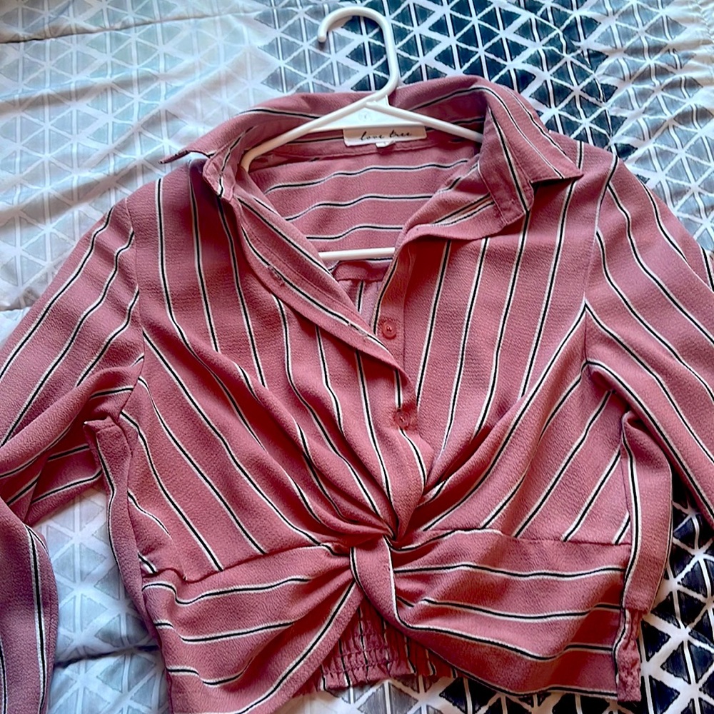 Pink cute top